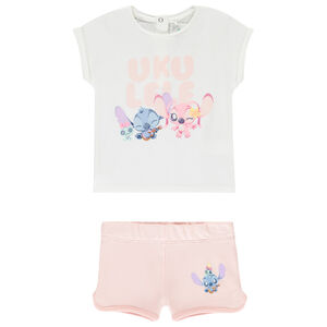 Ensemble 2 pièces Stitch & Angel Disney pour bébé fille Main Ensemble 2 pièces Stitch & Angel Disney pour bébé fille
