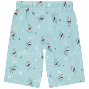 Pijama de 2 piezas camiseta y short con estampado fantasía surf para niño 