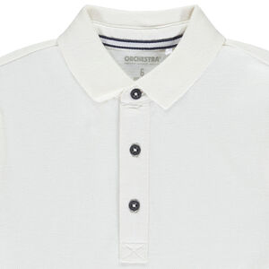 Polo de manga corta liso para niño 