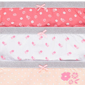 Pack de 3 shorties estampados niña 