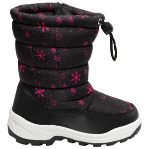 Botas de nieve con cuello acolchado impreso y suela de goma para niña  Main Botas de nieve con cuello acolchado impreso y suela de goma para niña