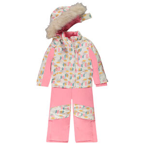 Pelele de esquí repelente al agua efecto 2 en 1 para niña 