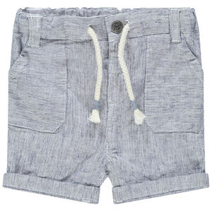 Bermuda a rayas con bolsillos 