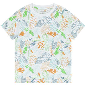 Camiseta de manga corta de jersey con estampado fantasía para niño 