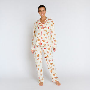 Ensemble pyjama 2 pièces Noël pour femme  Main Ensemble pyjama 2 pièces Noël pour femme