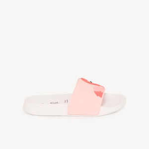 Chanclas con flamenco en relieve niña con tira ajustable según talla 
