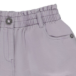 Short liso en tela armurada para niña  Main Short liso en tela armurada para niña