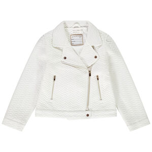 Cazadora biker jacquard 