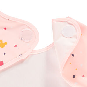 Babero delantal de manga larga Minnie Disney con cierre de velcro 