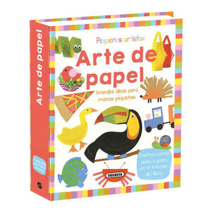 Caja de manualidades con libro Arte de papel +4 años 