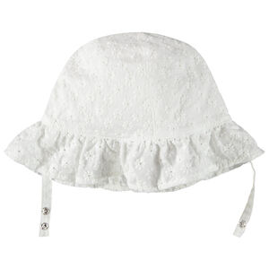 Vestido de bebé niña con flores bordadas en inglés 