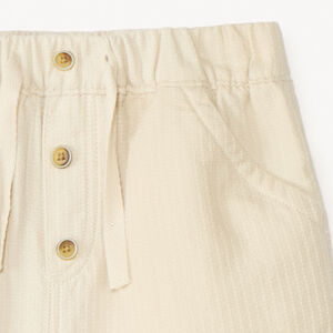 Bermudas cargo de tela lisa niño. 