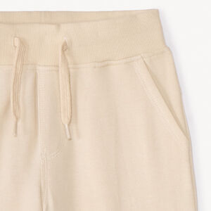 Bermudas de felpa lisa niño 