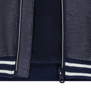 Chaqueta cortavientos de tela lisa con capucha para niño 