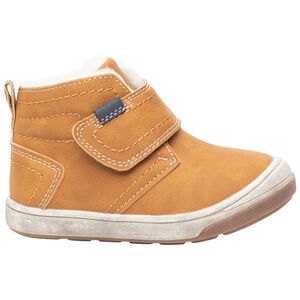 Botines con tira de velcro y forro cálido para niño 