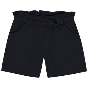 Short de talle alto con nudo elástico niña 