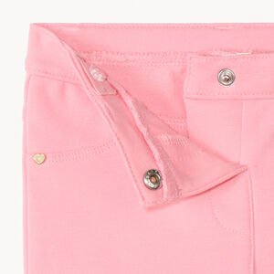 Pantalón de felpa lisa niña bebé 