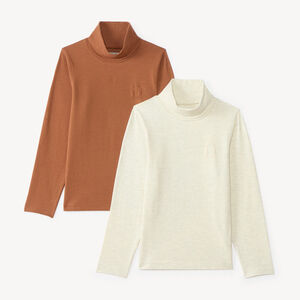 Conjunto de 2 sudaderas de cuello alto para niño 