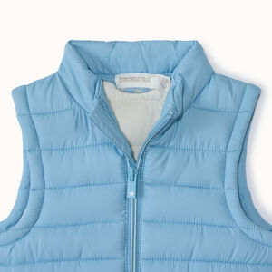 Chaleco acolchado sin mangas liso para bebé niño 
