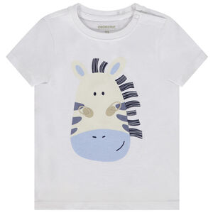 Camiseta manga corta estampado animal para bebé niño 