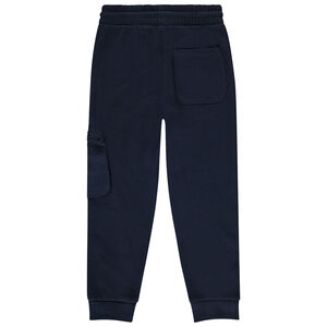 Pantalón jogging de felpa con bolsillo con cremallera niño 