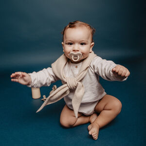 Chupete silicona fisiológico 0-6M Colour Essence Smoothie beige soft 