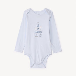 Lote de 7 bodies de manga larga fantasía para bebé niño con cierres diferentes según la edad 