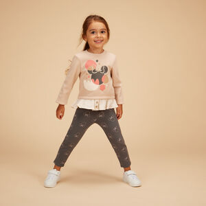 Jegging estampado Minnie Disney para niña bebé 