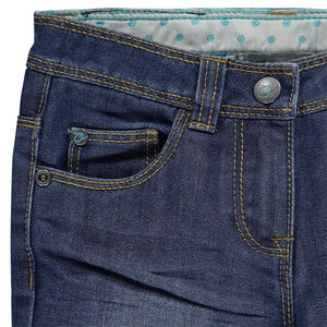 Jeans de corte recto efecto usado 