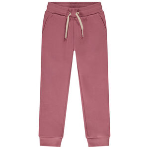 Pantalón jogging de felpa unicolor para niña 