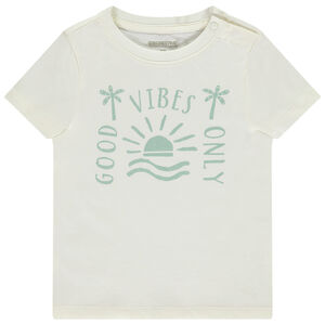 Camiseta de manga corta estampada para bebé niño 