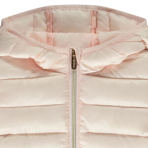 Doudoune fina acolchada con capucha para niña 