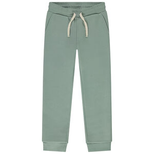 Pantalón jogging de felpa unicolor para niña 