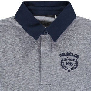 Polo de manga larga con bordado fantasía para niño 