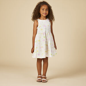 Vestido sin mangas estampado fantasía para niña 