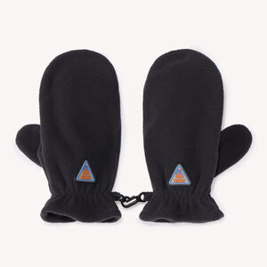 Par de manoplas lisas de micropolar para niño 