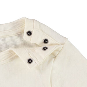 Camiseta de manga larga con estampado volcán y bordado para bebé niño 