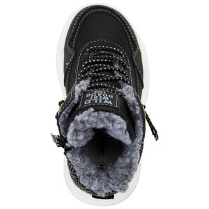 Botines forrados con cordones elásticos y cremallera para niño 