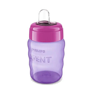 Vaso con boquilla 260 ml 9M+ rosa 