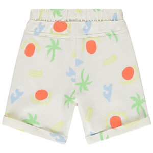 Lote de 2 bermudas de felpa con diseño para bebé niño 