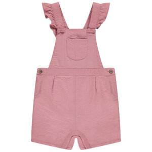 Pelele corto con volantes para niña bebé 