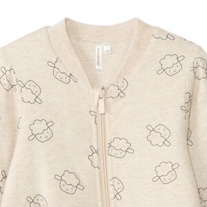 Pelele acolchado con estampado de ovejas para bebé 