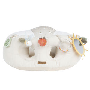 Coussin d'activités 2 en 1 La Vie à la Ferme écru 