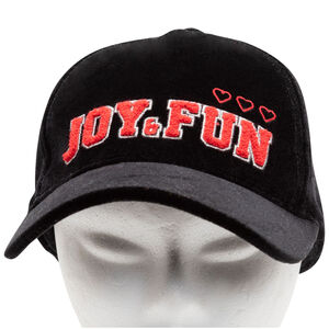 Júnior - Gorra de terciopelo con inscripción de relieve 