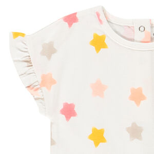 Conjunto vestido y camiseta manga corta 