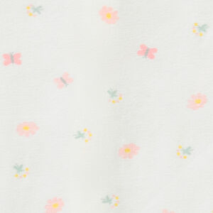 Conjunto de 2 piezas con peto bordado de mariposa para bebé niña 