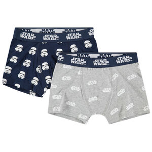 Juego de 2 bóxers de algodón ecológico con estampado de Star Wars all over Main Juego de 2 bóxers de algodón ecológico con estampado de Star Wars all over