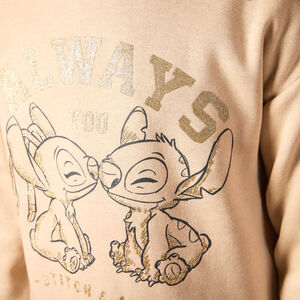 Ropa de niña con mangas largas y estampado de Stitch de Disney 