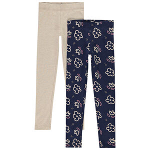 Pack de 2 calzoncillos lisos y estampados niña 