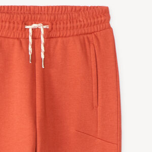 Pantalón de chándal de felpa liso para niño 
